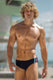 Full Swim Brief | Neon Black Swim Briefs | Coyote Jocks