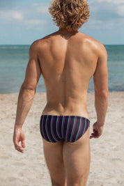 Classic Swim Brief | Neon Black Swim Briefs | Coyote Jocks