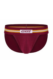 Varsity Sport Brief | Burgundy Briefs | Coyote Jocks