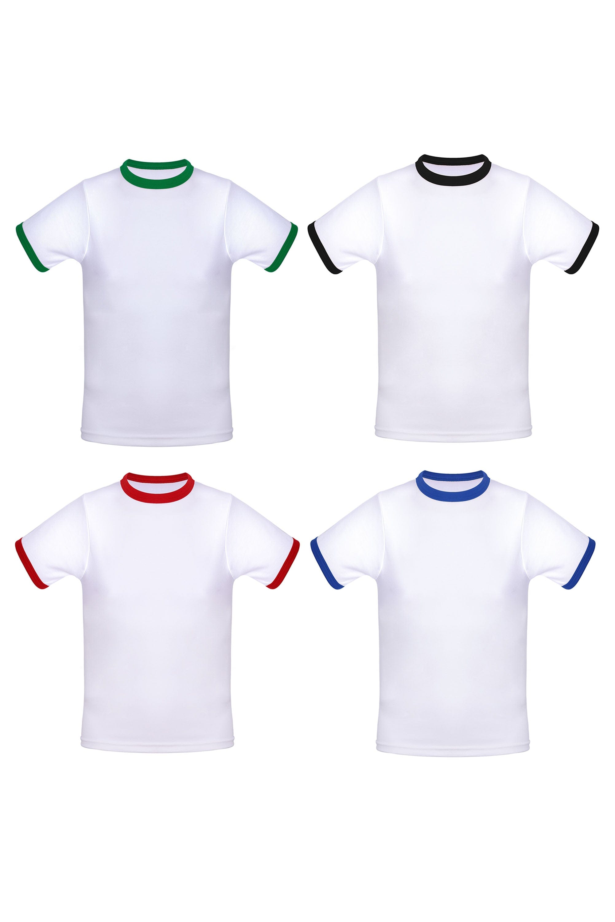 Cotton Ringer T-Shirt 4-Pack