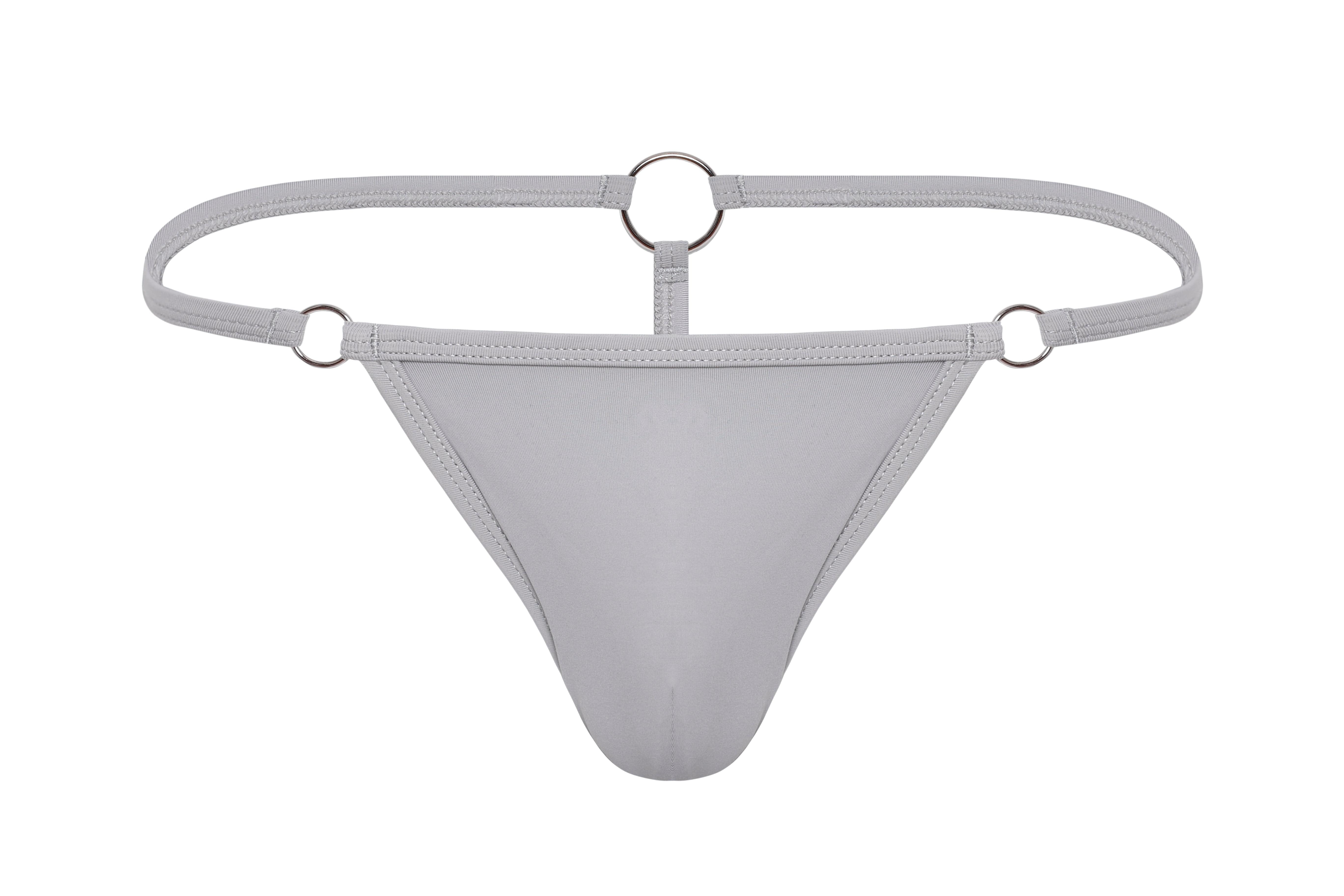Hardware Thong | Steel Grey