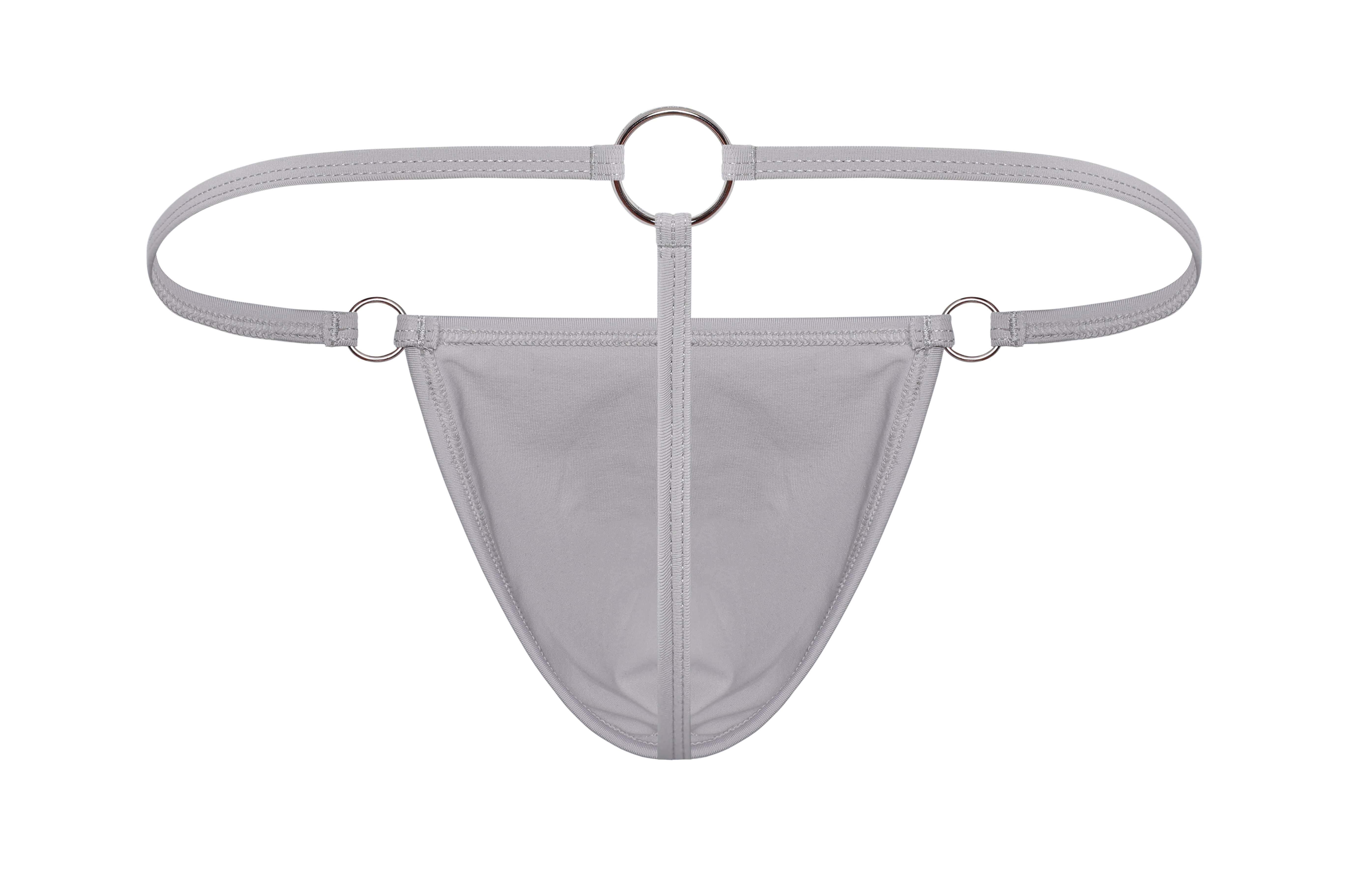 Hardware Thong | Steel Grey