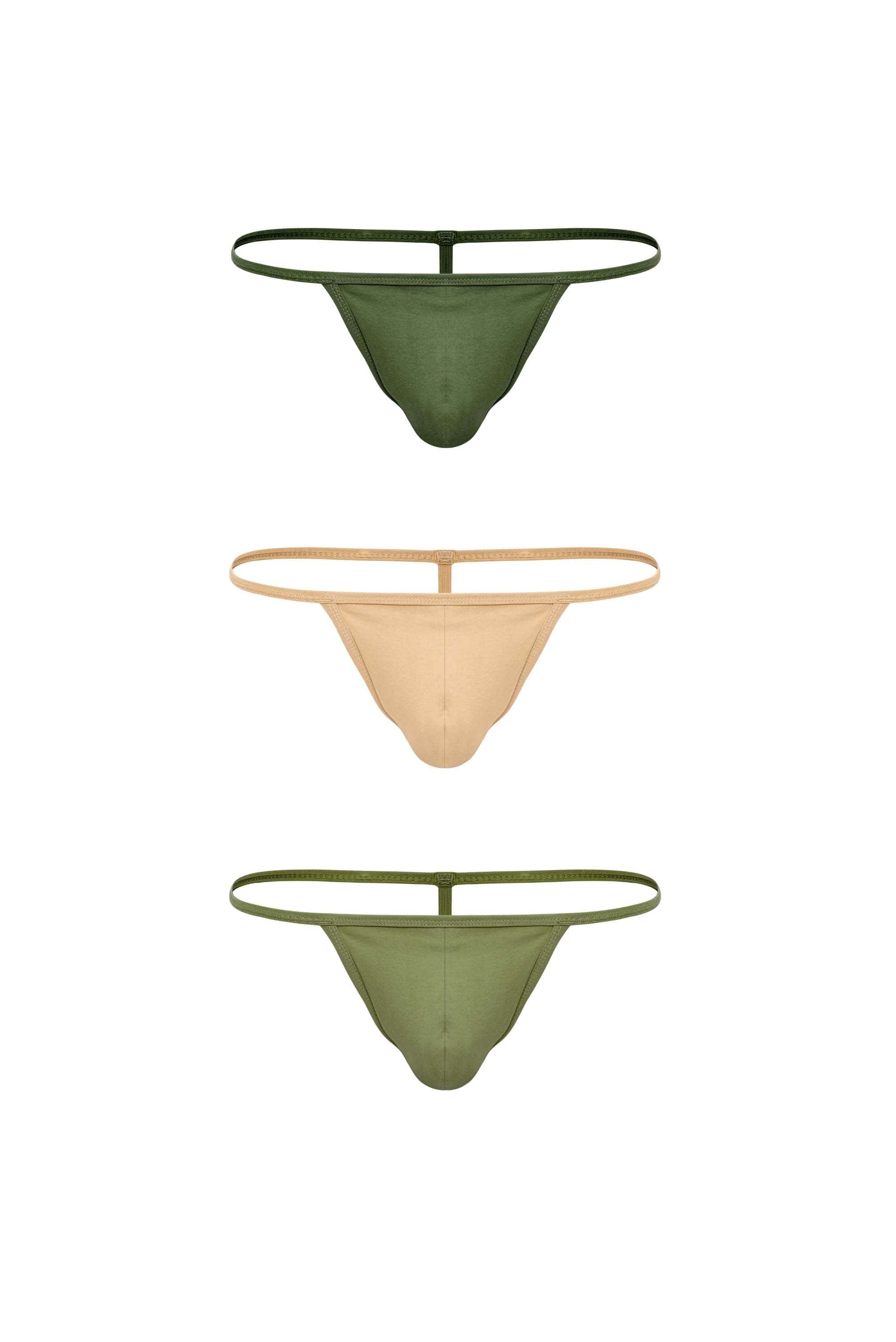 Cadet T-String Thong 3-Pack - Coyote Jocks