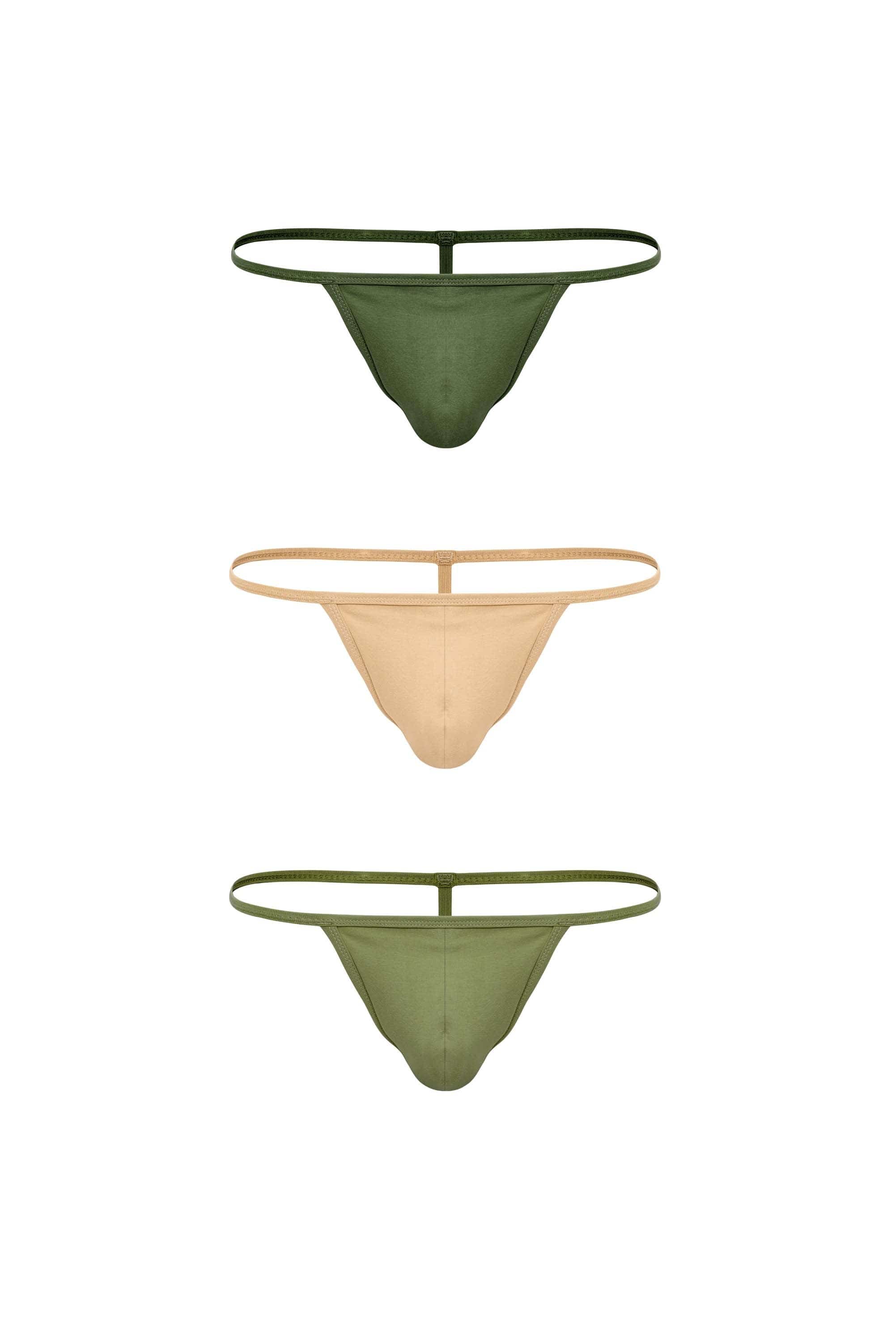 Cadet T-String Thong 3-Pack - Coyote Jocks 