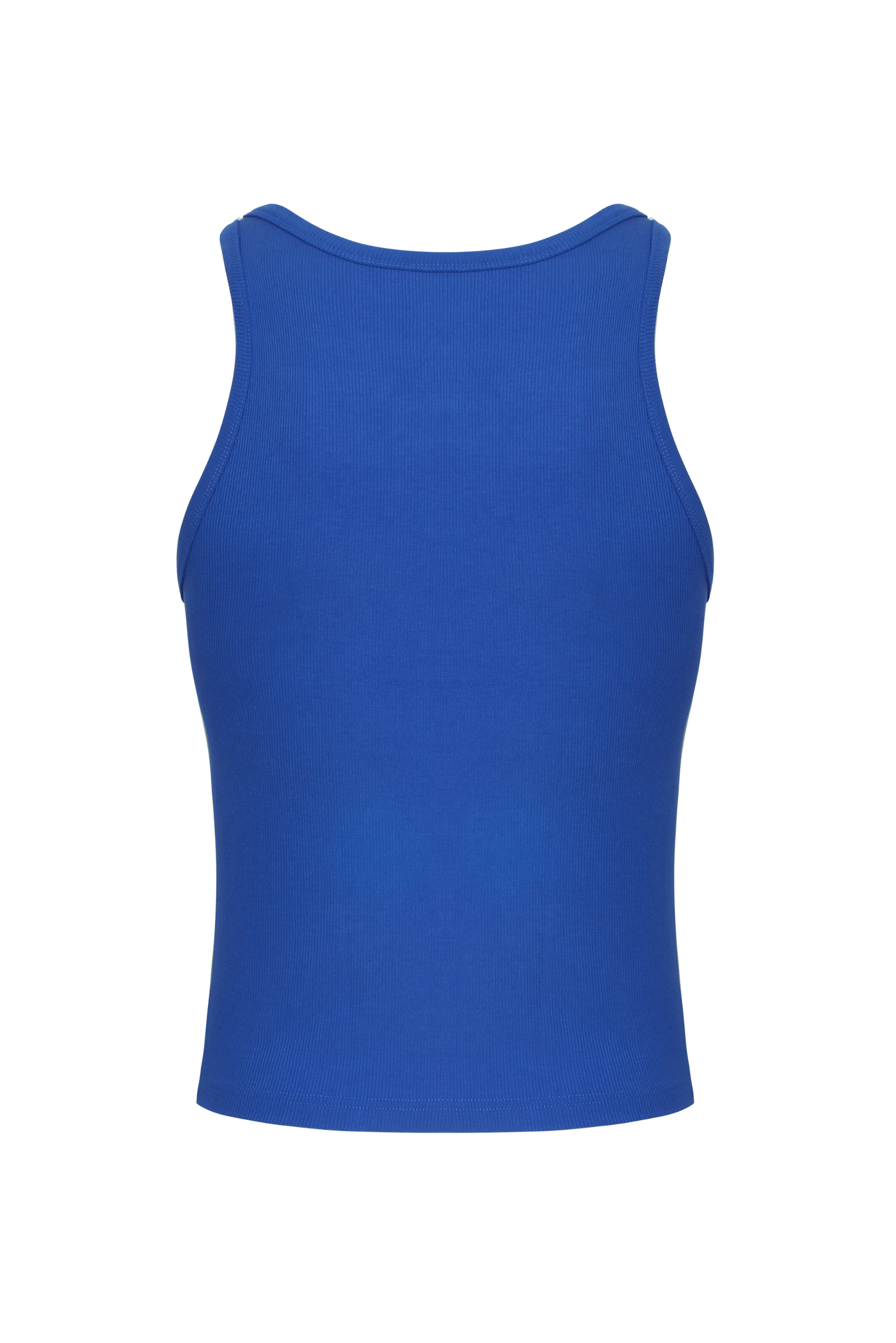 Cotton Rib Crop Tank | Cobalt - Coyote Jocks