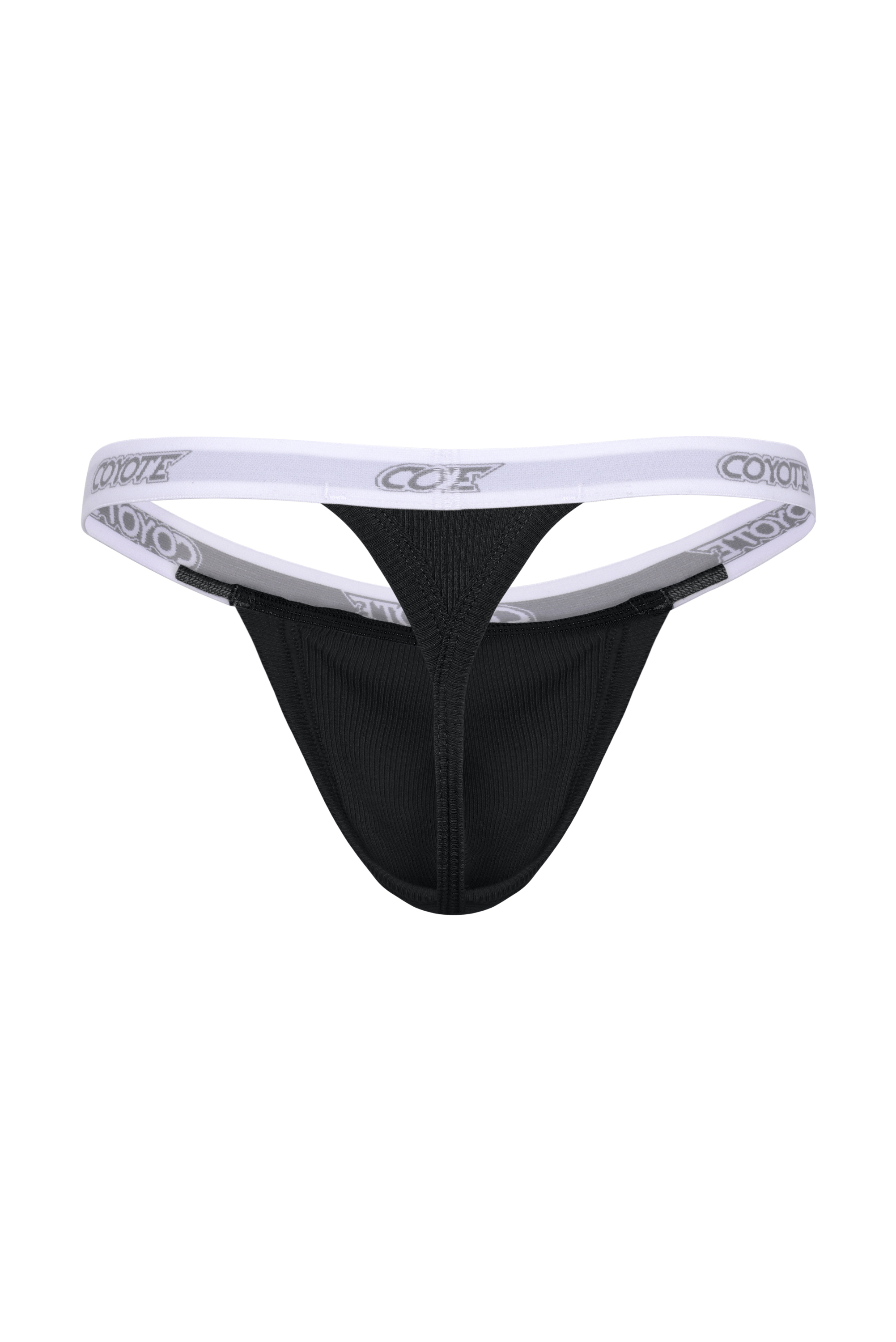 Cotton Rib Thong | Midnight - Coyote Jocks