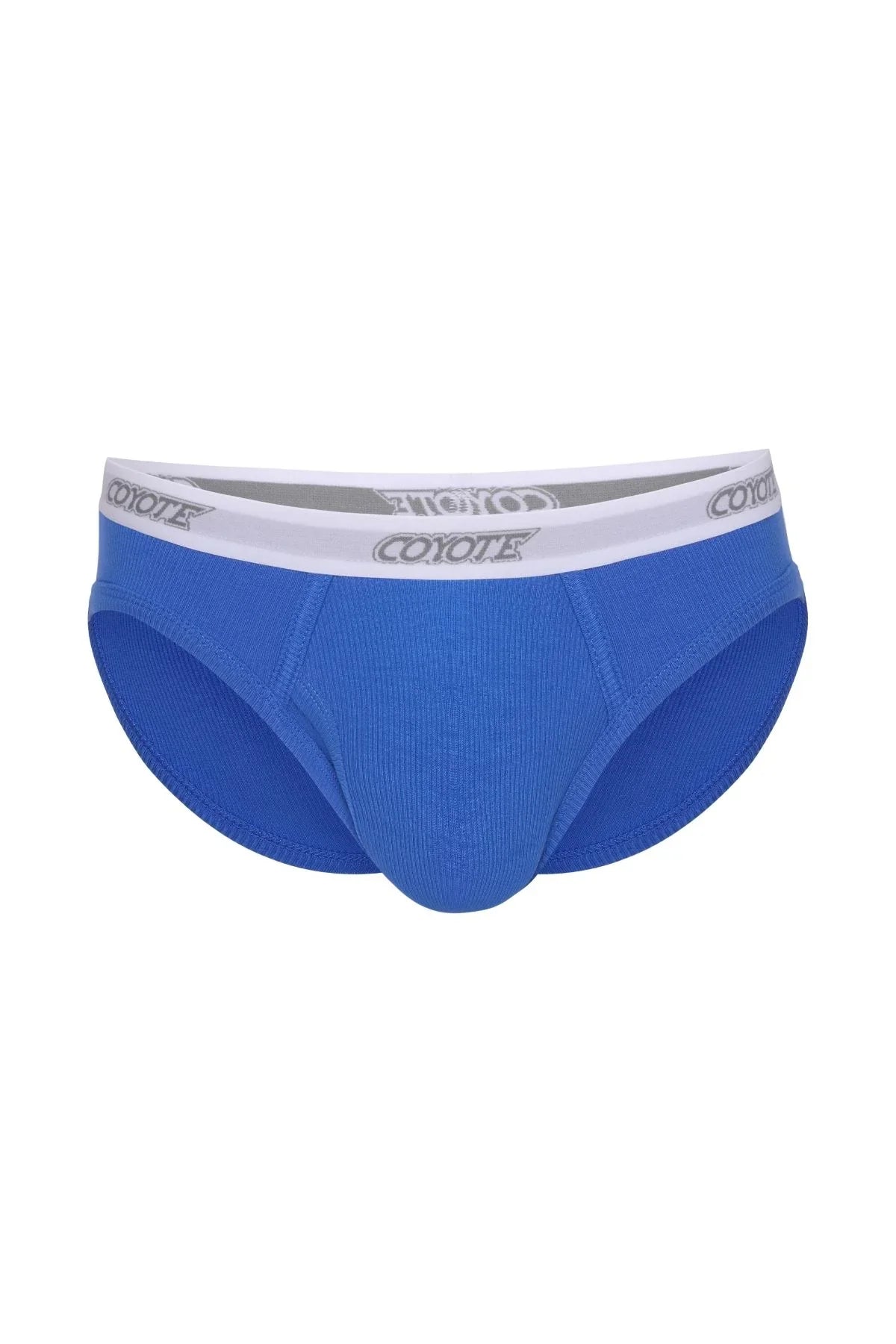 Cotton Rib Fly Front Brief | Cobalt Briefs | Coyote Jocks