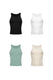 Cotton Rib Crop Tank 4-Pack Tanks | Coyote Jocks