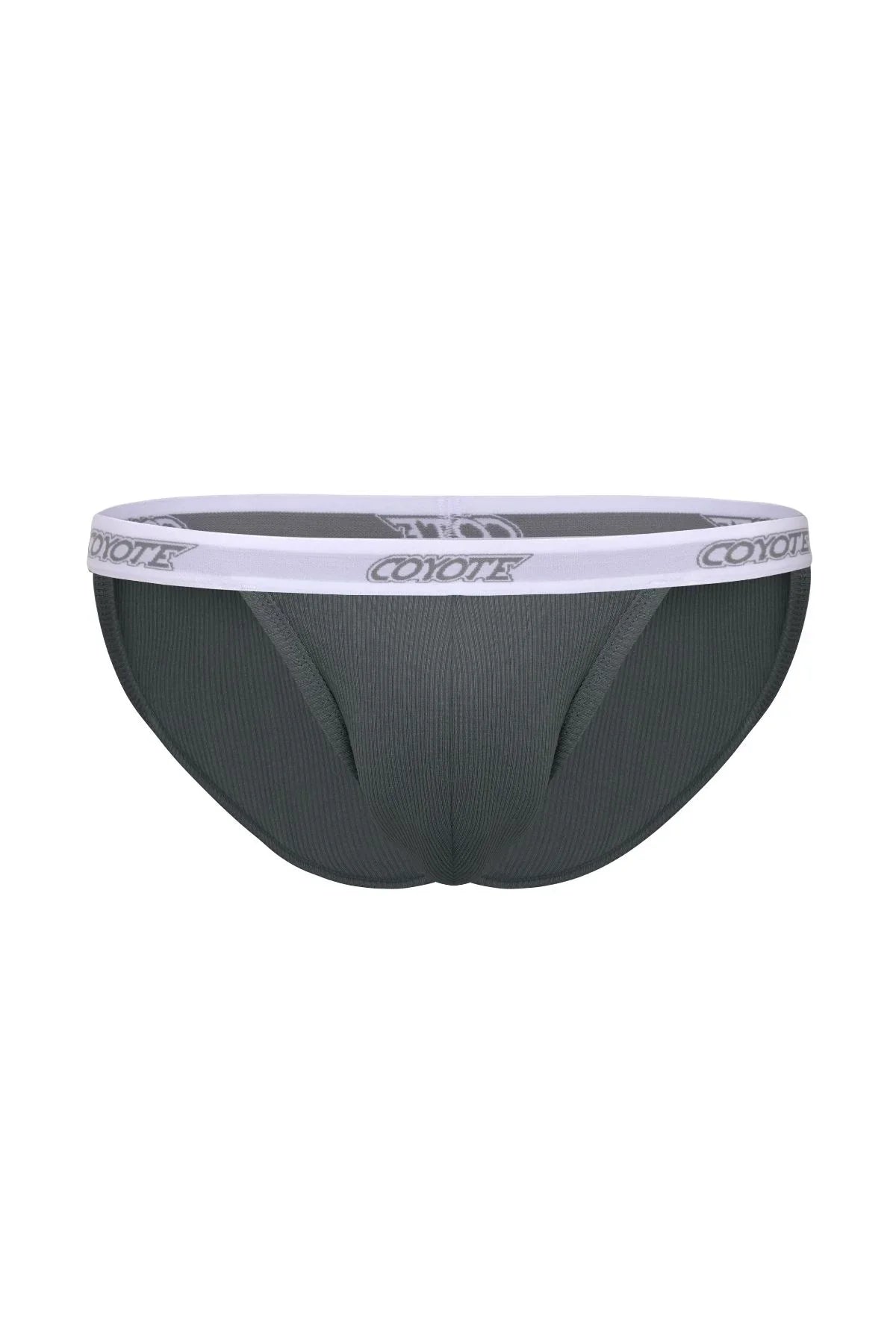 Cotton Rib Sport Brief | Charcoal Briefs | Coyote Jocks