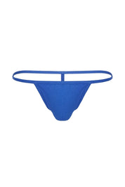 Cotton Rib T-String Thong | Cobalt Thongs | Coyote Jocks