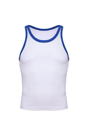 Cotton Ringer Tank | Blue Tanks | Coyote Jocks