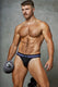 Varsity Sport Brief | Neon Black Briefs | Coyote Jocks