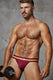 Varsity Sport Brief | Burgundy Briefs | Coyote Jocks