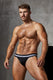 Varsity Sport Brief | Jet Black Briefs | Coyote Jocks