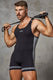 Varsity Singlet | Jet Black Singlet | Coyote Jocks