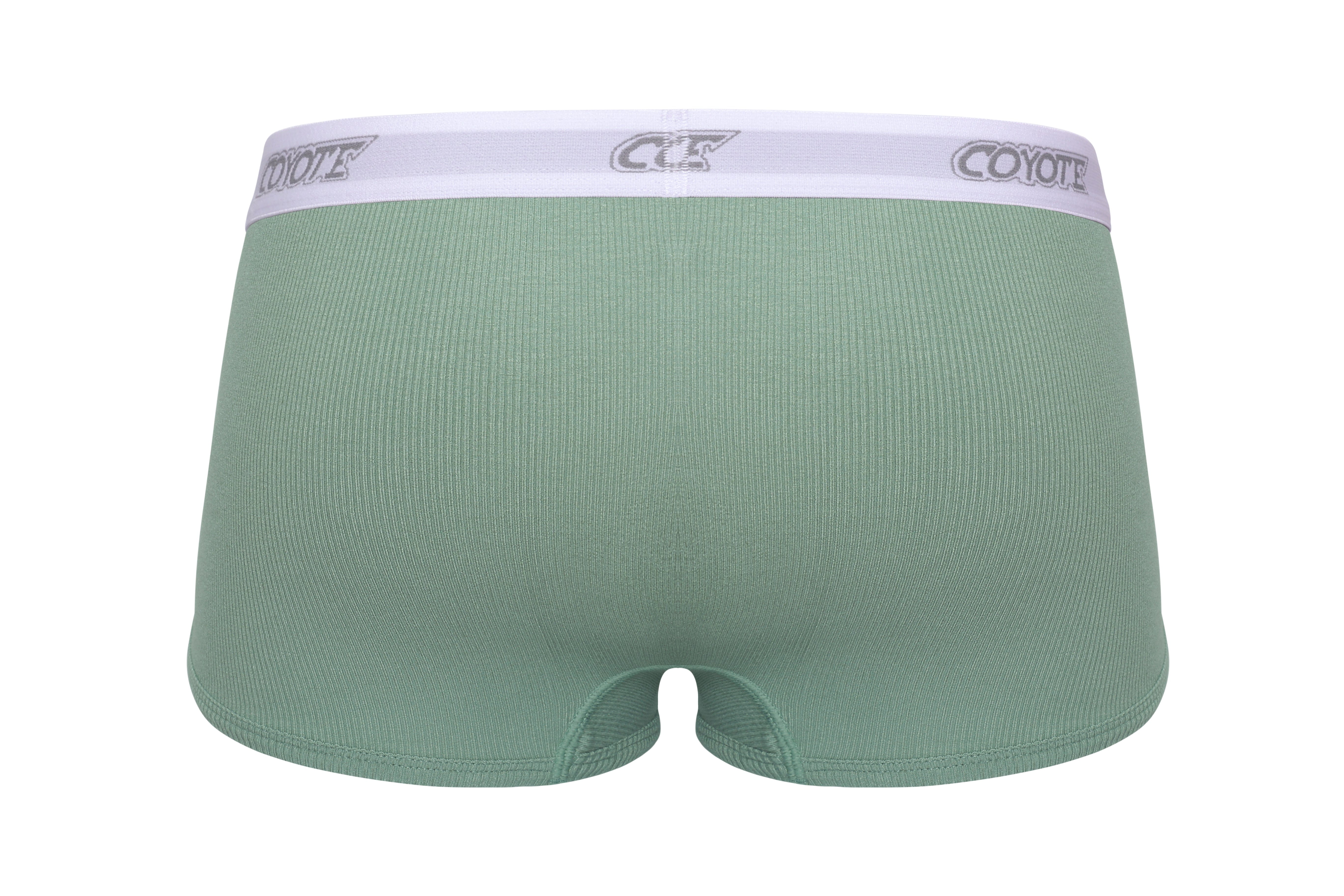Cotton Rib Trunk | Grey Sage - Coyote Jocks