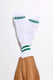 Cotton Ringer Sock | Green Socks | Coyote Jocks