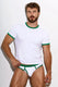 Cotton Ringer T-Shirt | Green T-shirt | Coyote Jocks