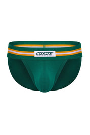 Varsity Sport Brief | Hunter Green Briefs | Coyote Jocks