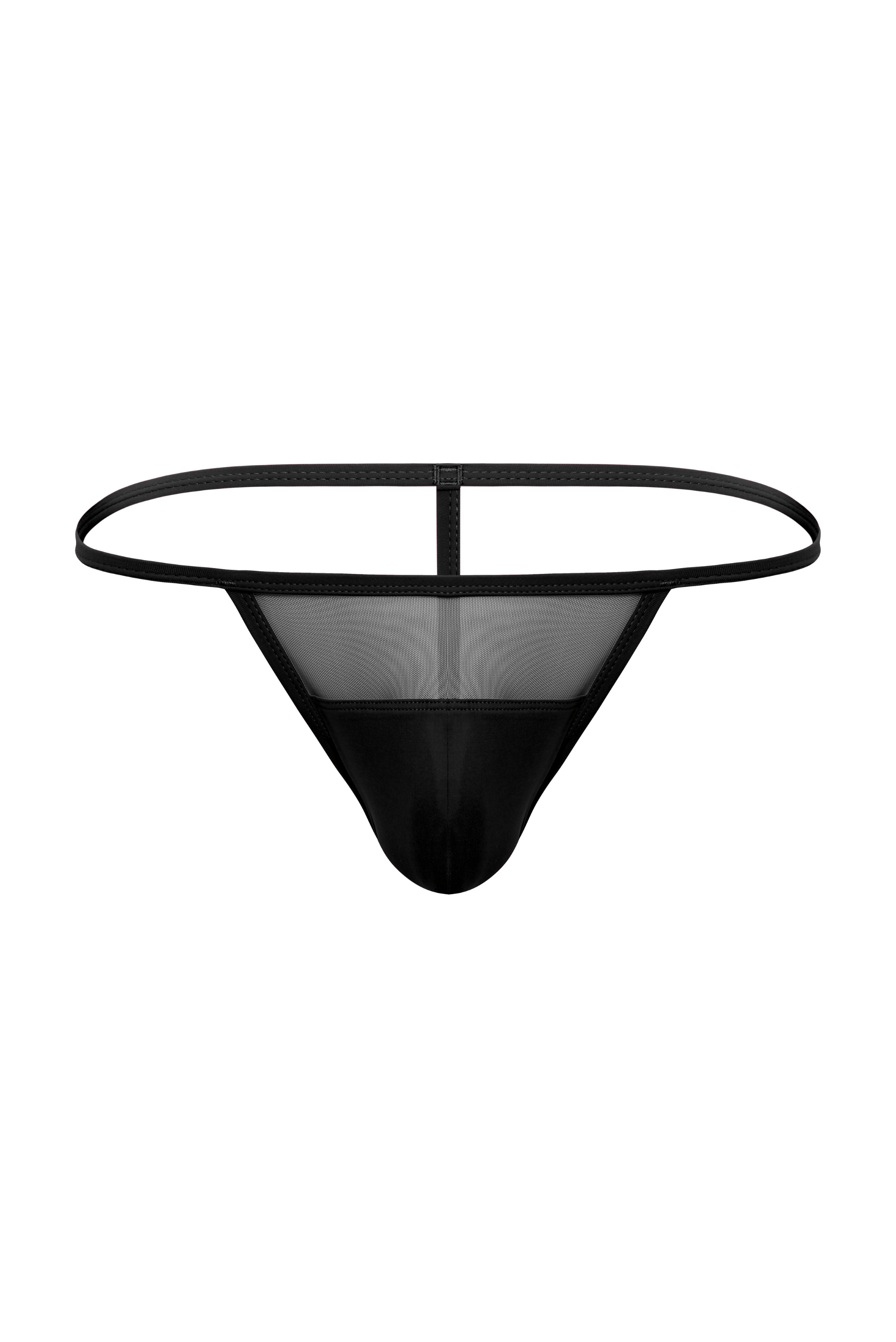 Micro Mesh T-string Thong | Noir - Coyote Jocks