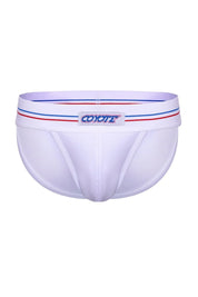 Varsity Sport Brief | Super White Briefs | Coyote Jocks