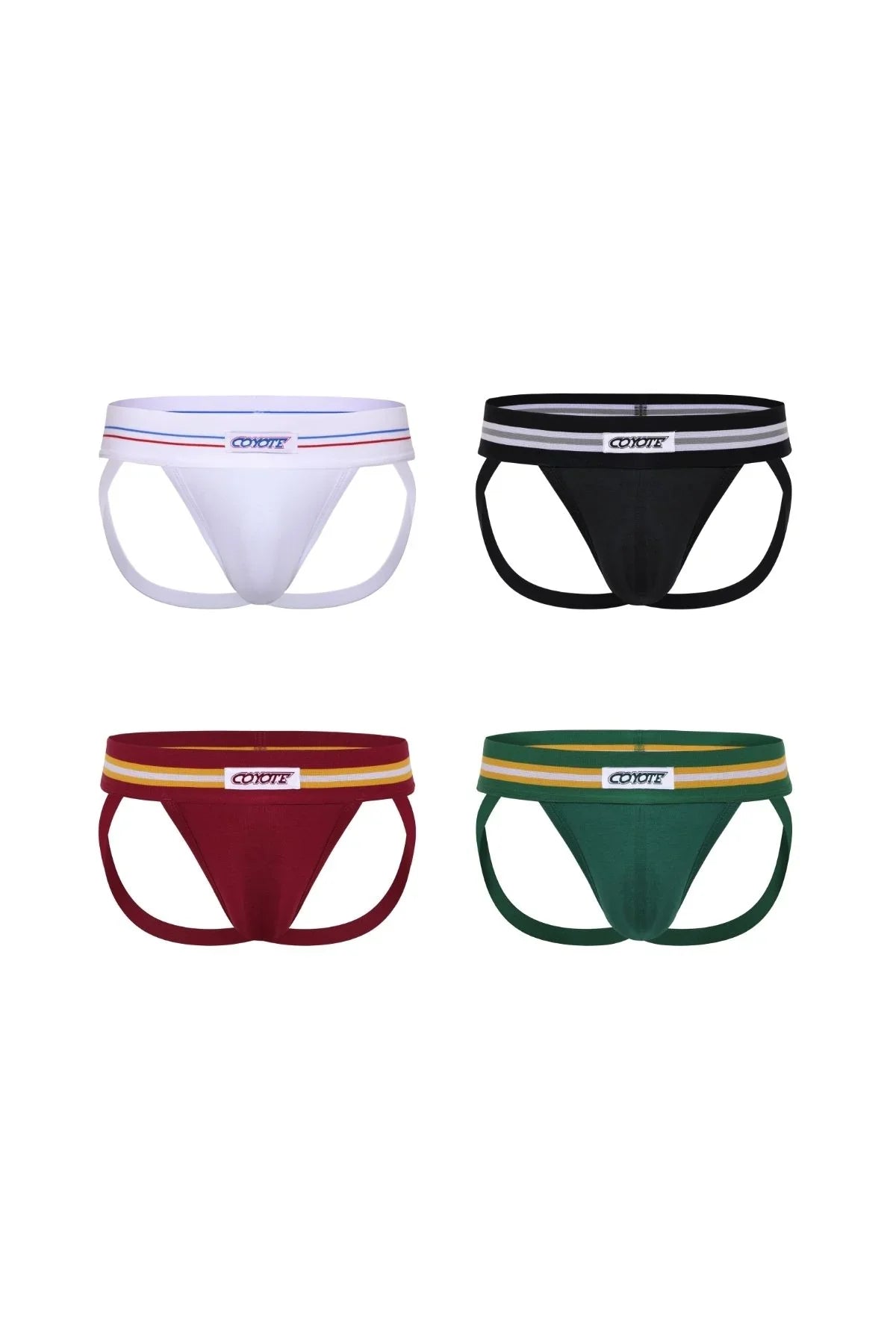 Varsity Jockstrap 4-Pack Jockstraps | Coyote Jocks