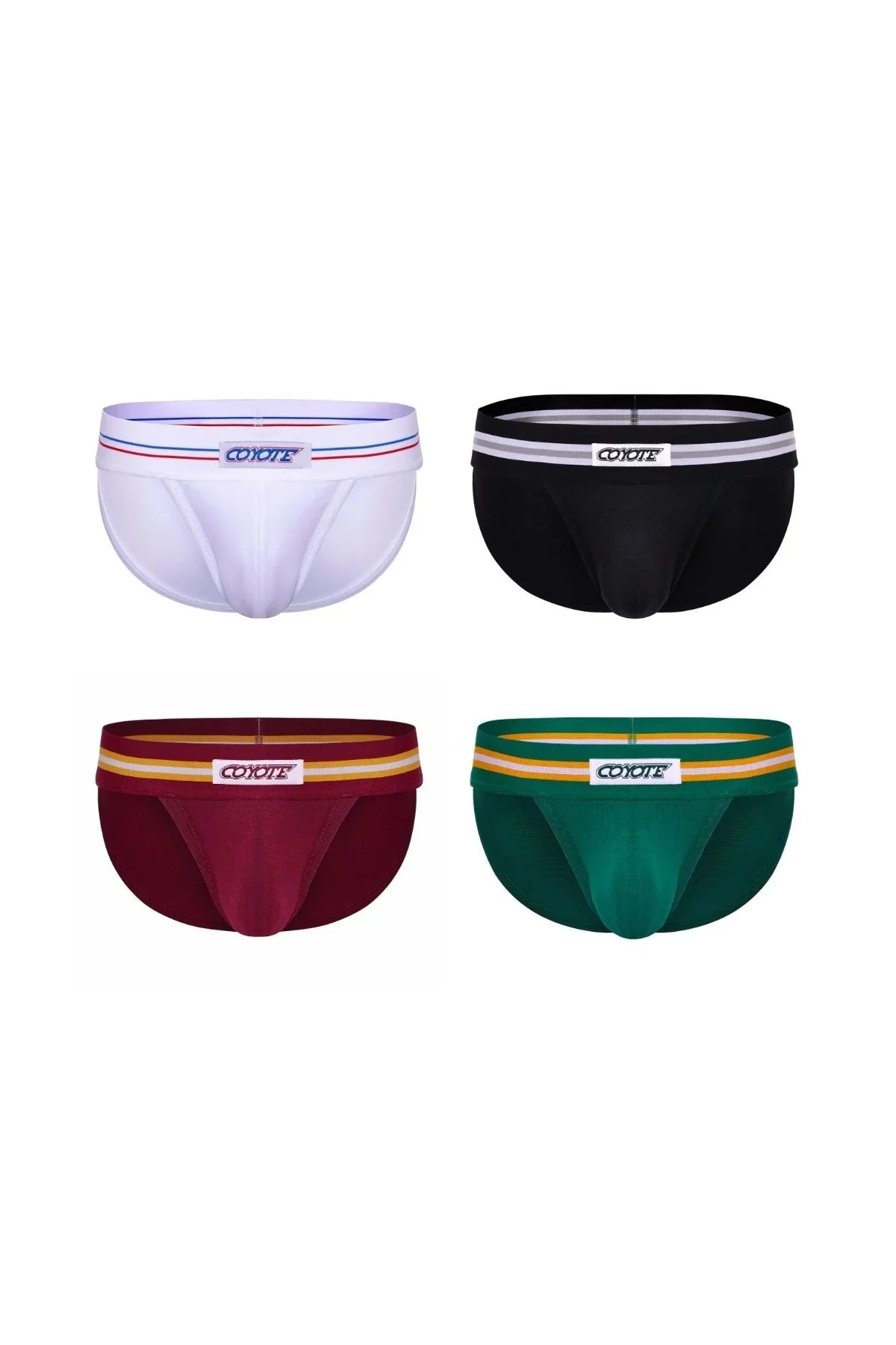 Varsity Sport Brief 4-Pack Briefs | Coyote Jocks