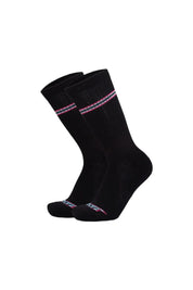 Varsity Sock | Neon Black Socks | Coyote Jocks