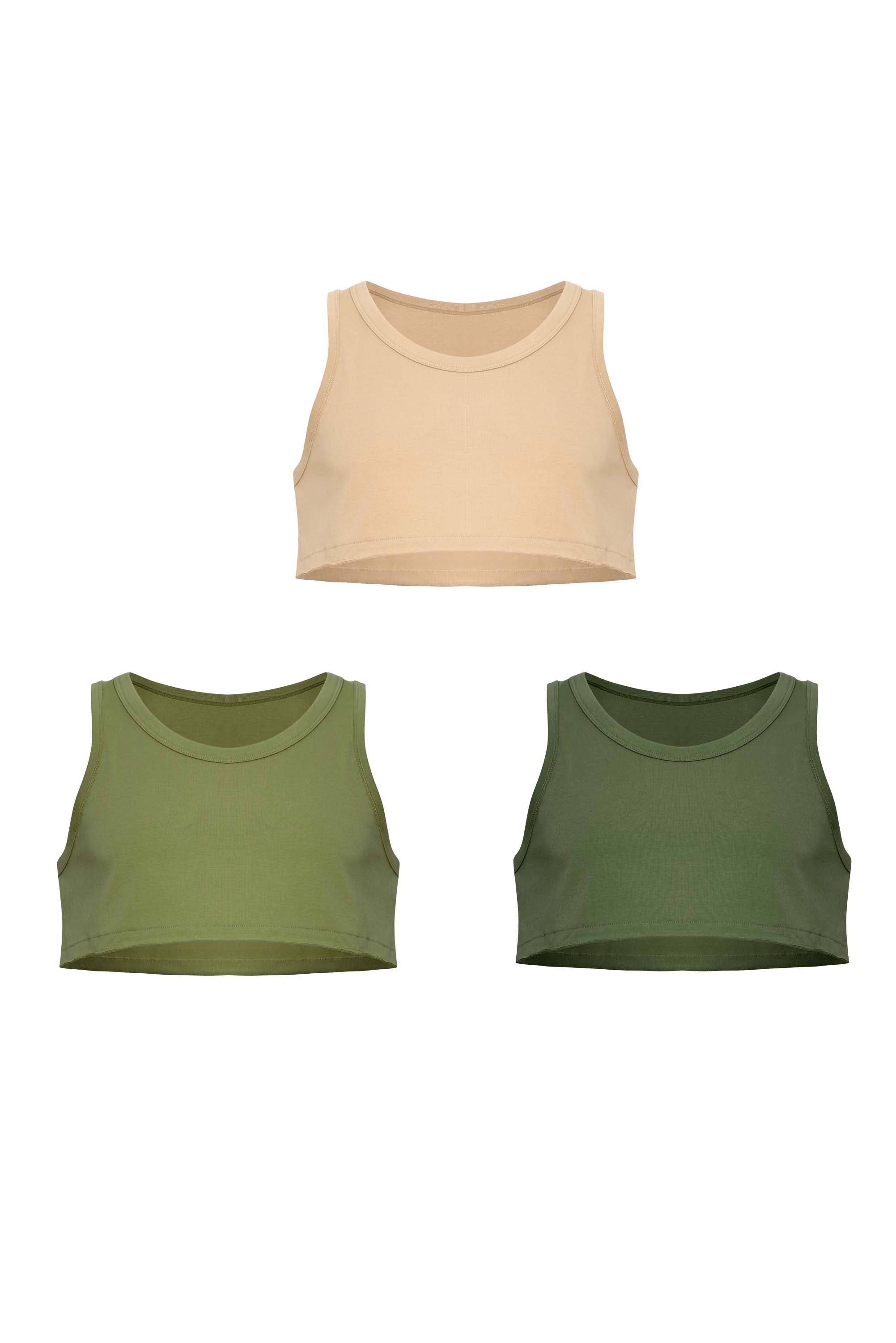 Cadet Mini Tank 3-Pack - Coyote Jocks