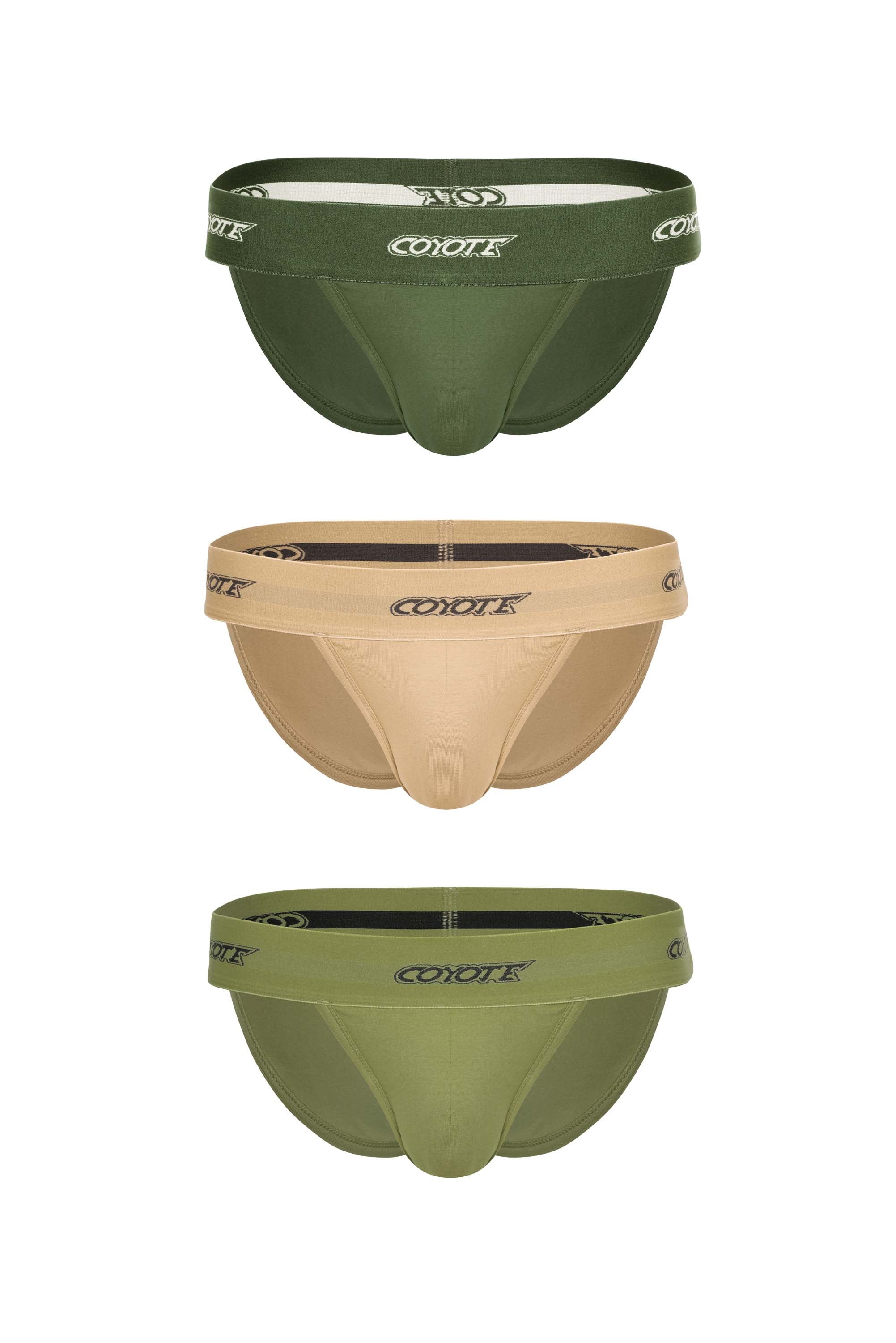 Cadet Sport Brief 3-Pack - Coyote Jocks