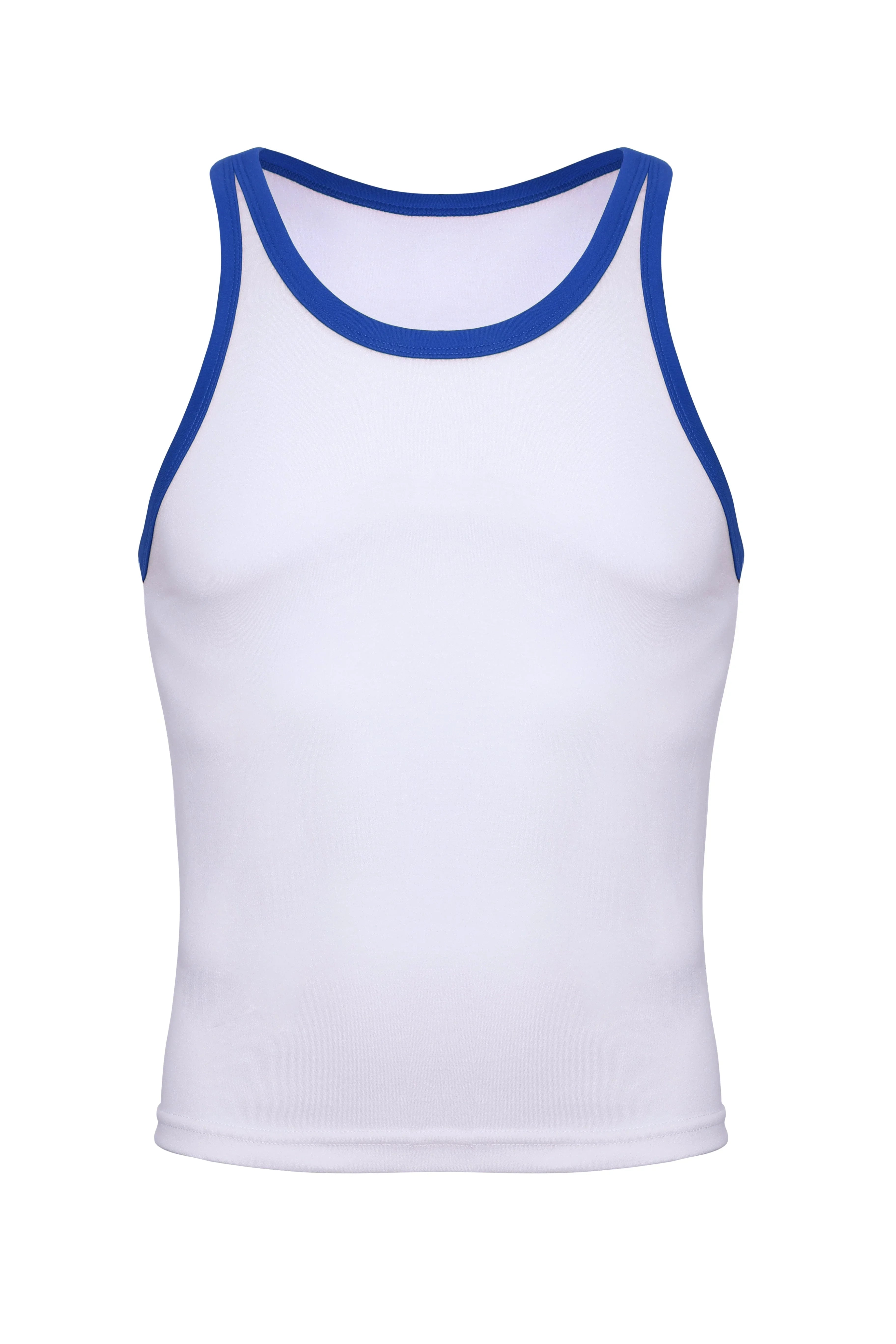 Cotton Ringer Tank | Blue - Coyote Jocks