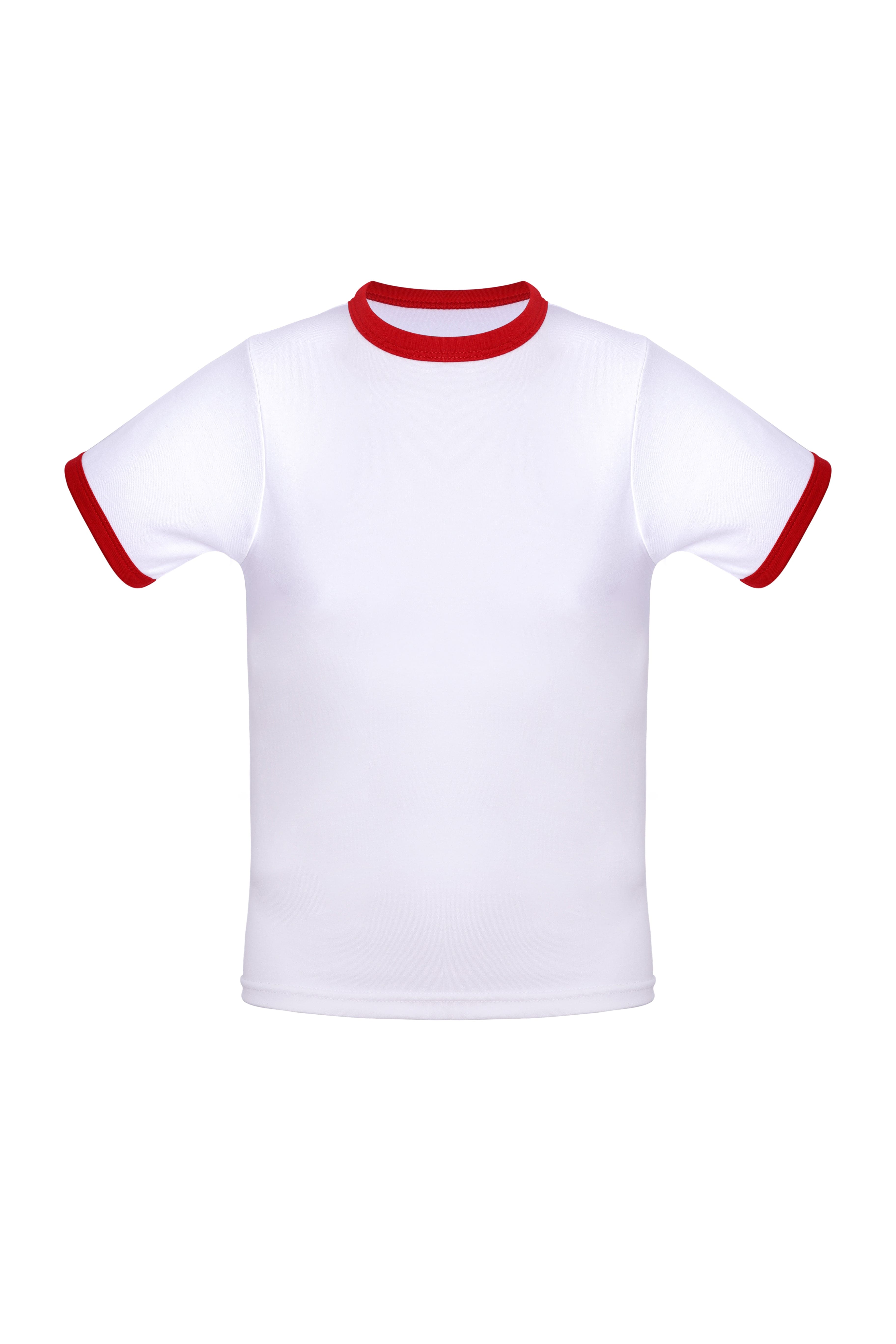 Cotton Ringer T-Shirt | Red - Coyote Jocks