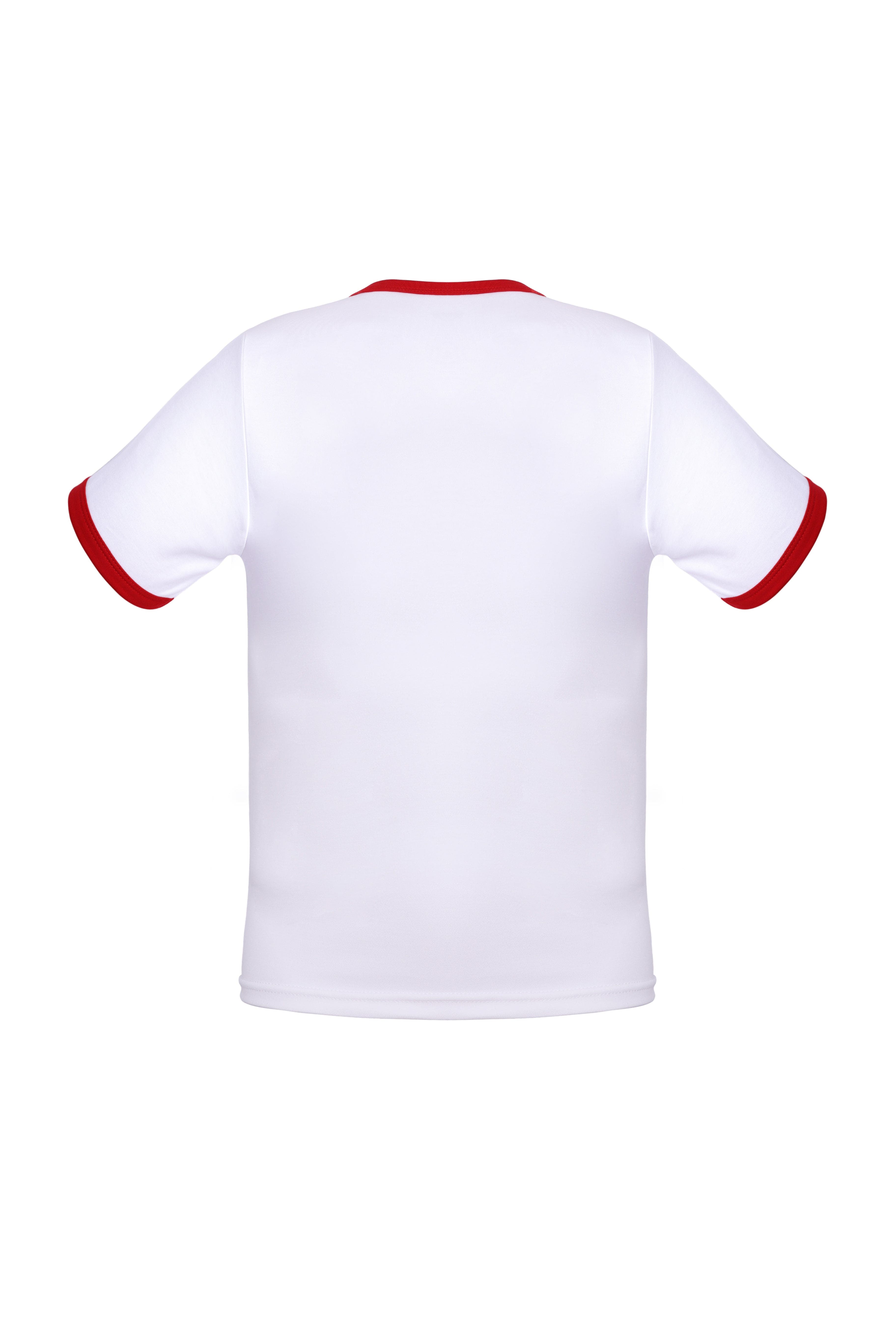 Cotton Ringer T-Shirt | Red - Coyote Jocks