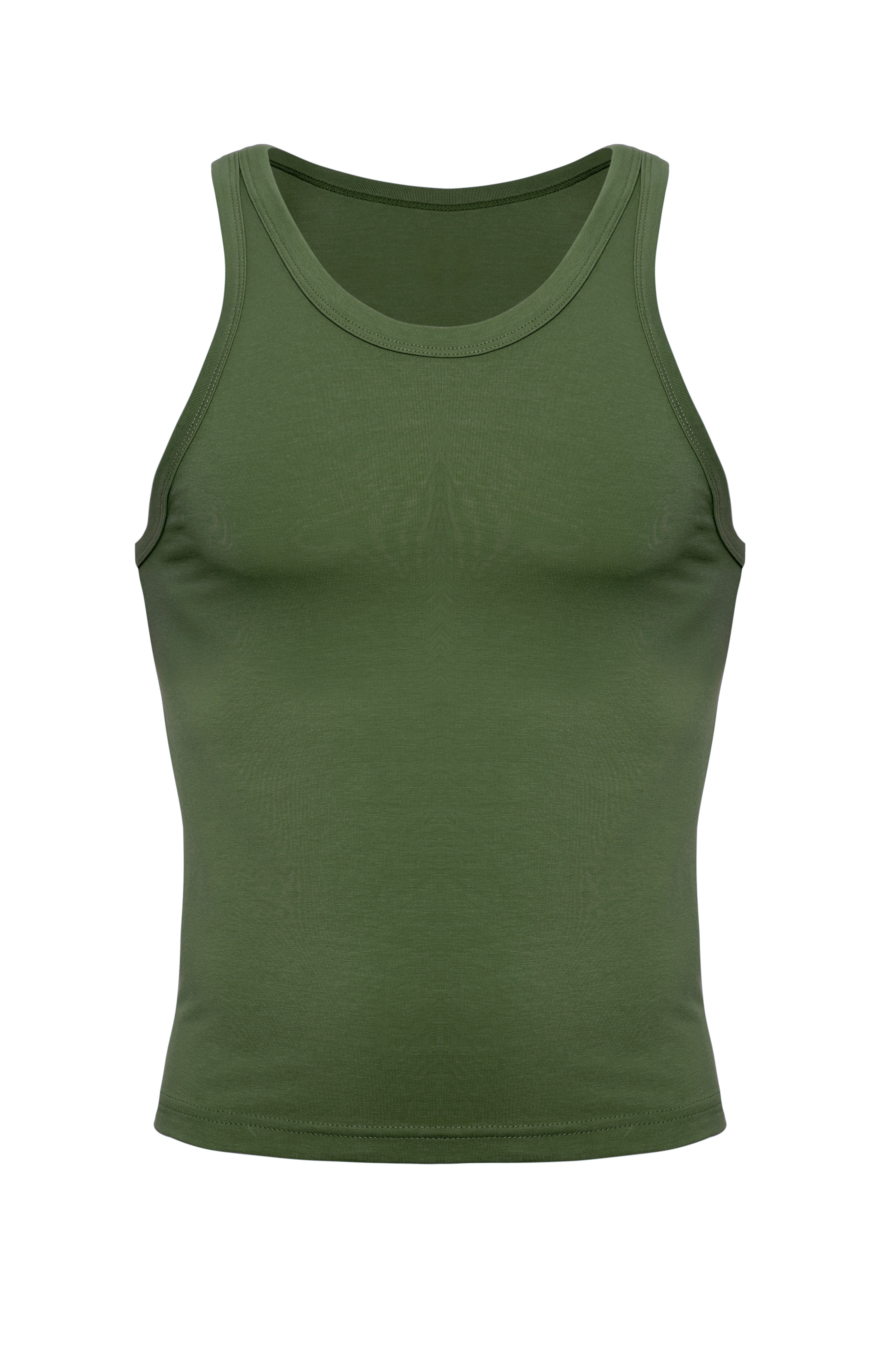 Cadet Crop Tank | Pine - Coyote Jocks