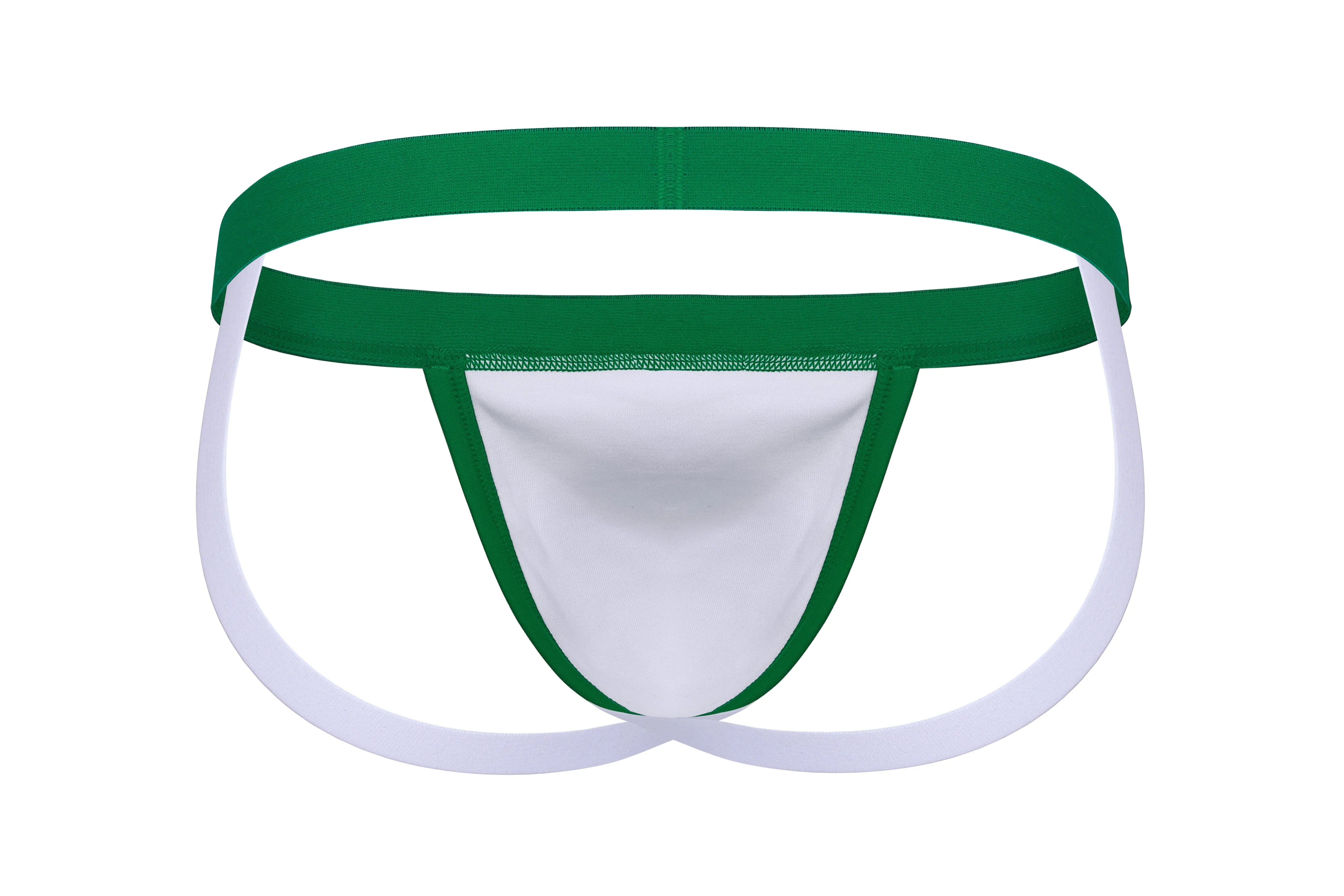 Suspensorio de algodón con aros | Verde
