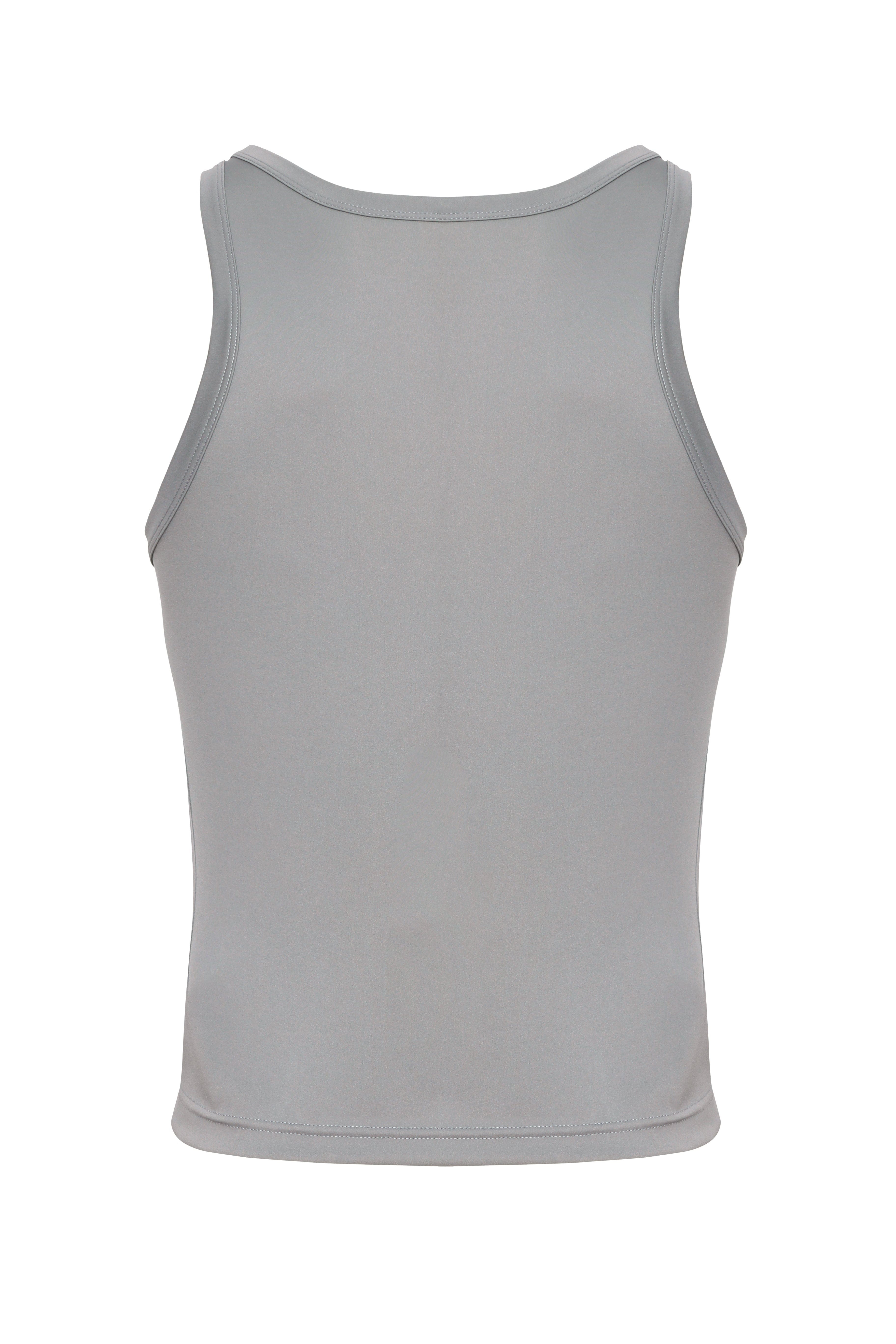 Sport Crop Tank | Steel Grey - Coyote Jocks 