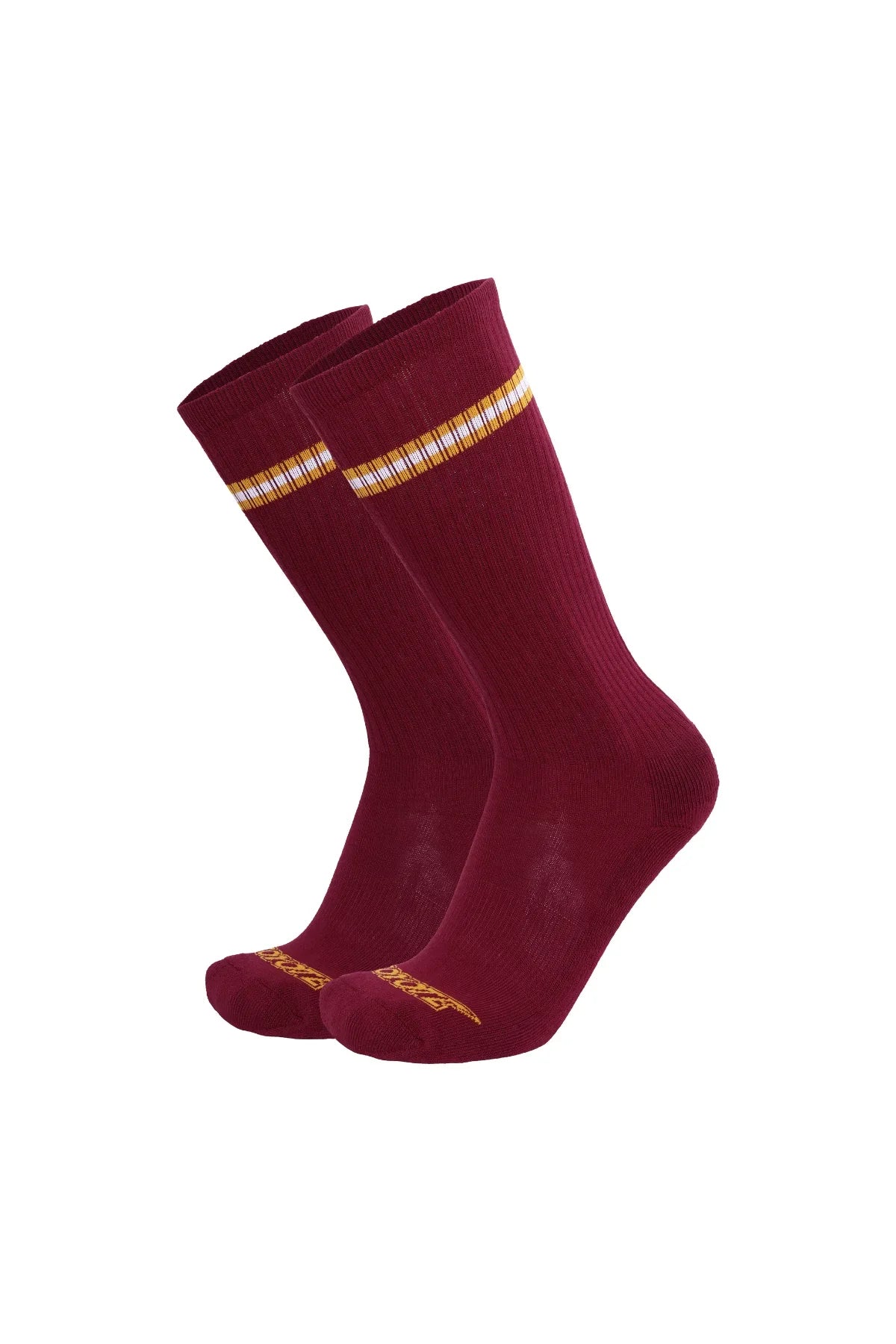 Varsity Sock | Burgundy Socks | Coyote Jocks