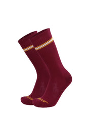 Varsity Sock | Burgundy Socks | Coyote Jocks