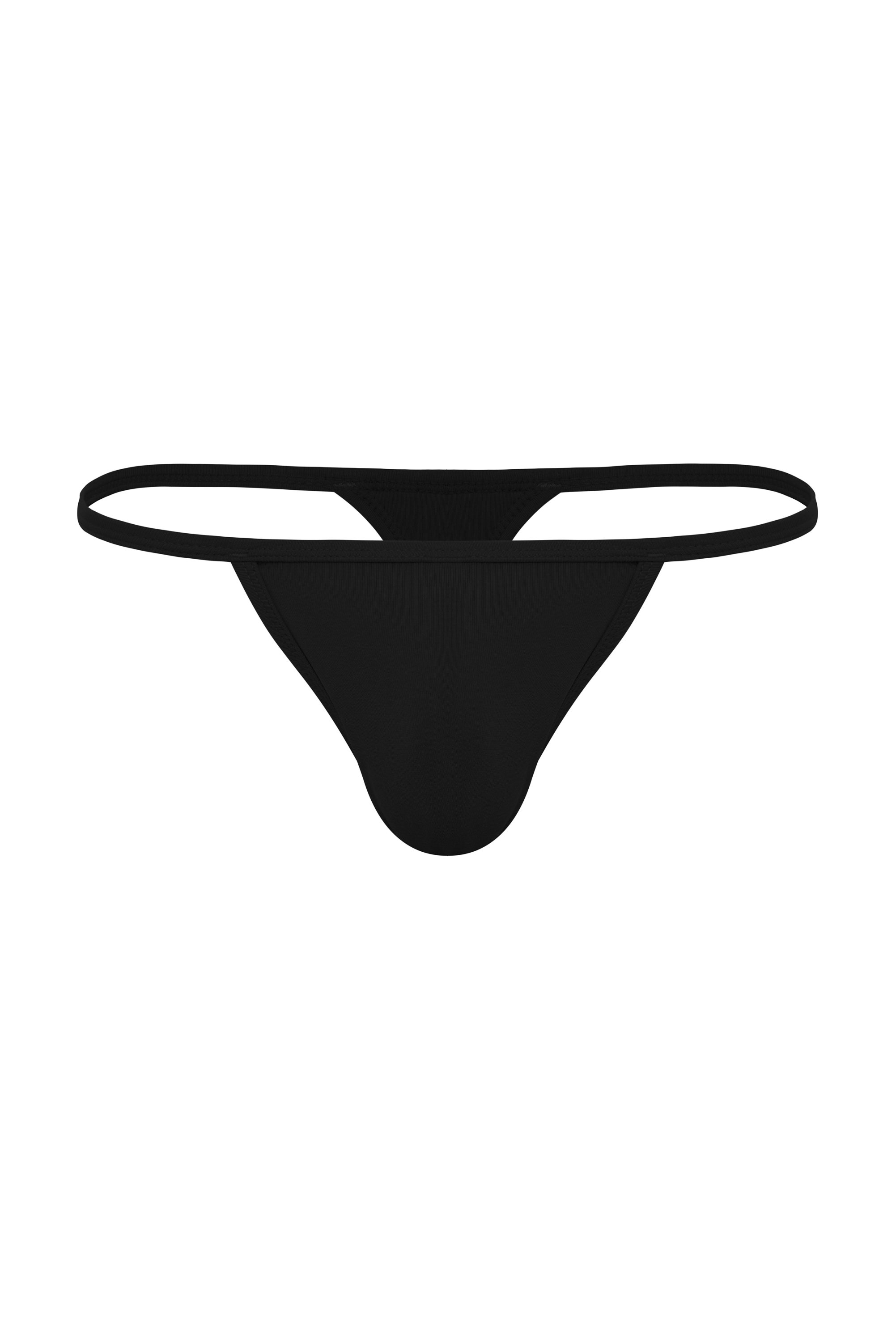 Jet Black Thong - Coyote Jocks