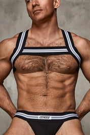 Varsity Harness | Jet Black Harness | Coyote Jocks