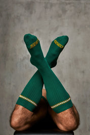 Varsity Sock | Hunter Green Socks | Coyote Jocks