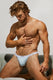 Cotton Rib Thong | Baby Blue Thongs | Coyote Jocks