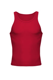 Cotton Rib Crop Tank | Red Tanks | Coyote Jocks