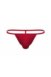 Cotton Rib T-String Thong | Red Thongs | Coyote Jocks