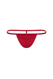 Cotton Rib T-String Thong | Red Thongs | Coyote Jocks