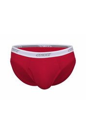 Cotton Rib Fly Front Brief | Red Briefs | Coyote Jocks