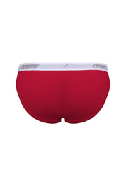 Cotton Rib Fly Front Brief | Red Briefs | Coyote Jocks