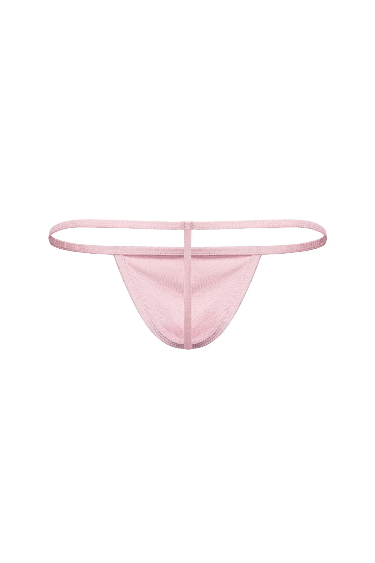 Cotton Rib T-String Thong | Pink Thongs | Coyote Jocks