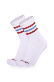 Calcetín de eje | Rojo y azul