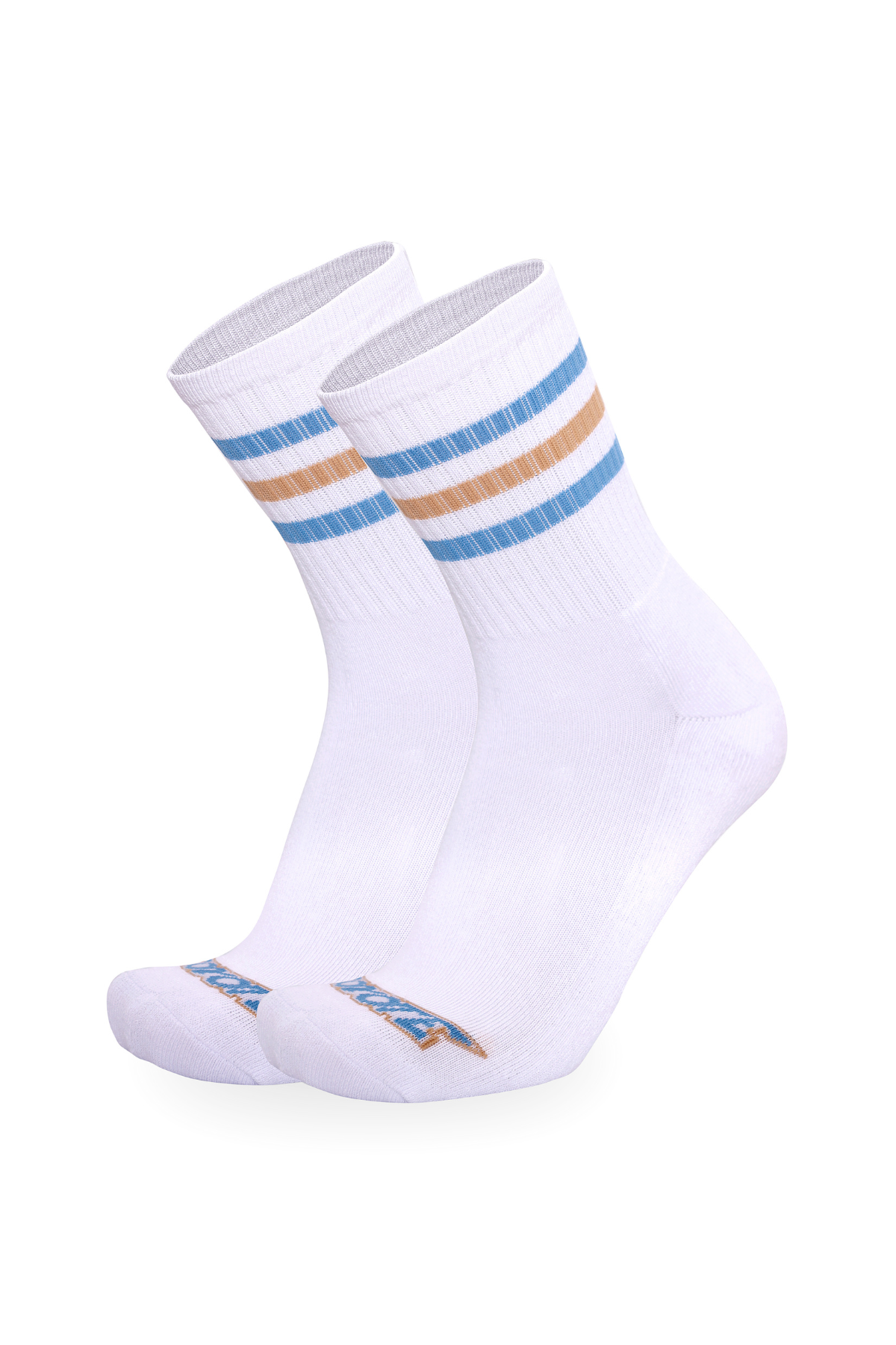 Calcetín Axle | Tostado y azul